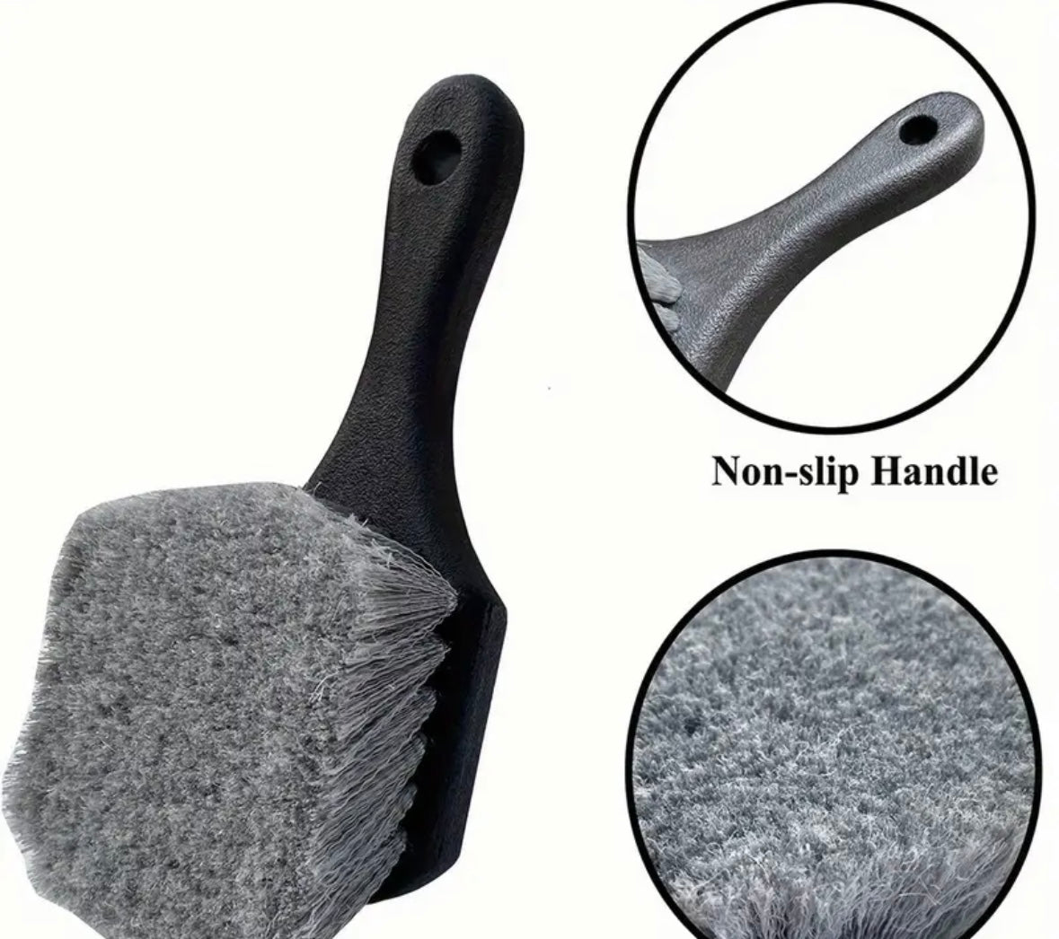 Wheel and engine brush