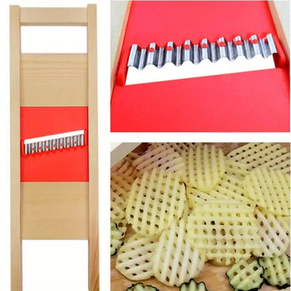 waffle fry potato cutter