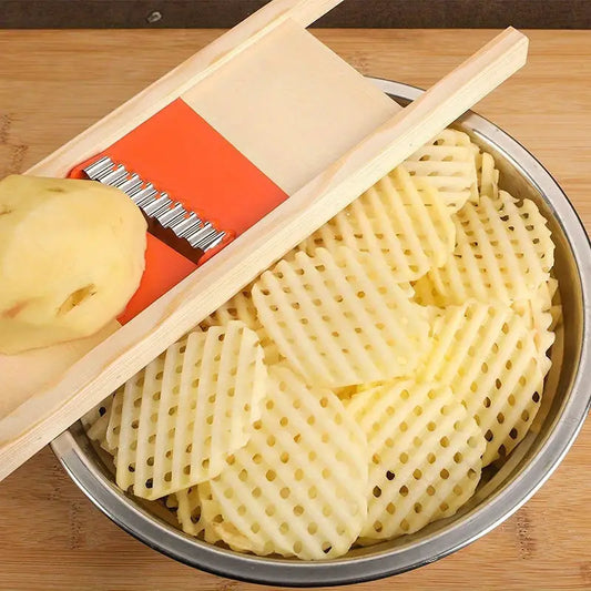 waffle fry potato cutter