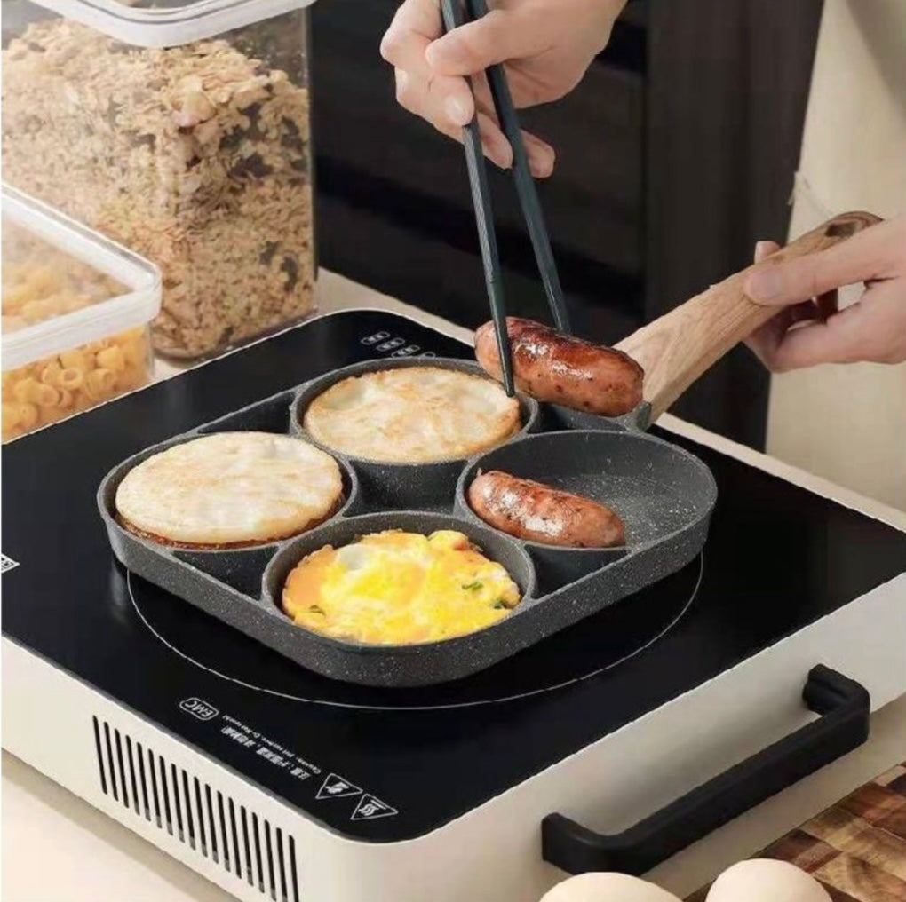 Non stick 4in1 breakfast pan