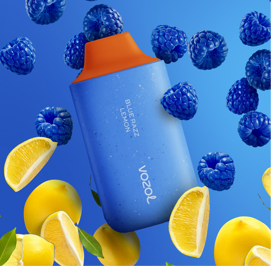 Vozol Blue razz lemon disposable vape