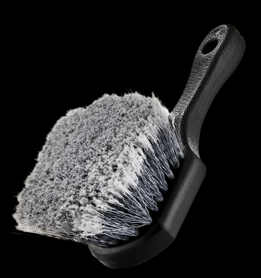Wheel and engine brush